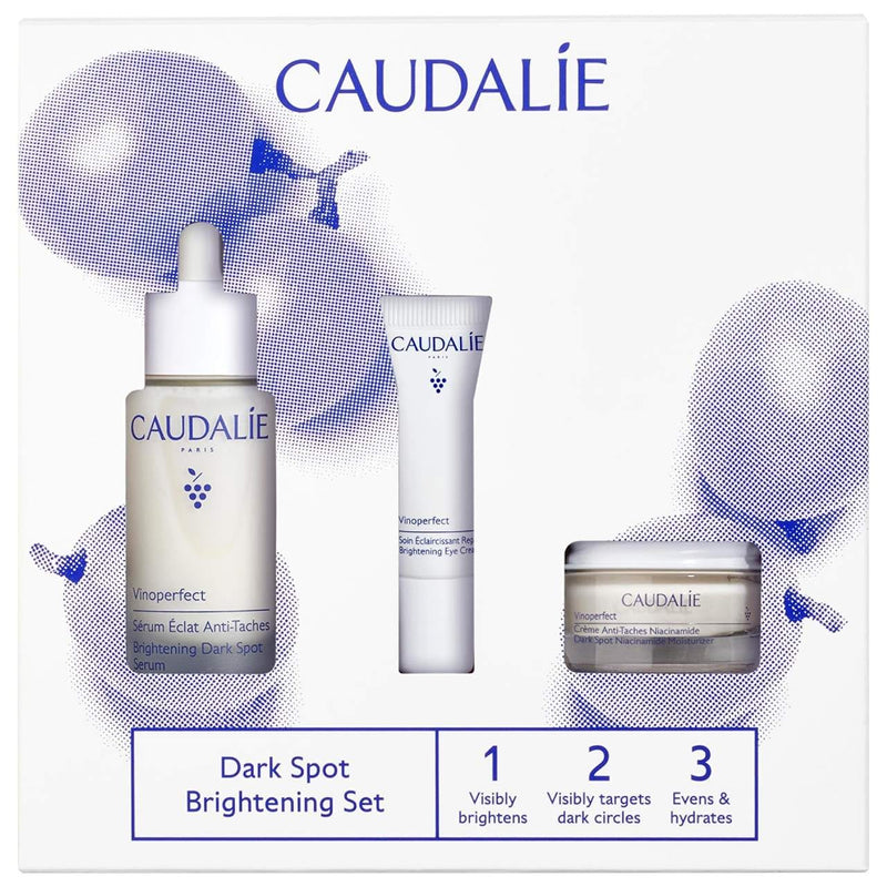 *PREORDEN: Vinoperfect Brightening Routine for Dark Spots and Uneven Skin Tone - Caudalie / Set para combatir manchas e iluminar