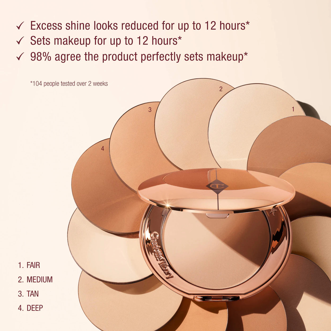 Airbrush Flawless Finish Setting Powder - Charlotte Tilbury / Polvo fijador