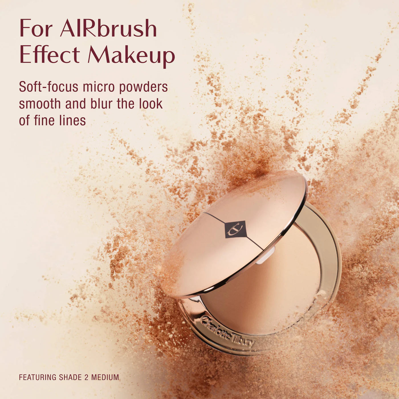 Airbrush Flawless Finish Setting Powder - Charlotte Tilbury / Polvo fijador
