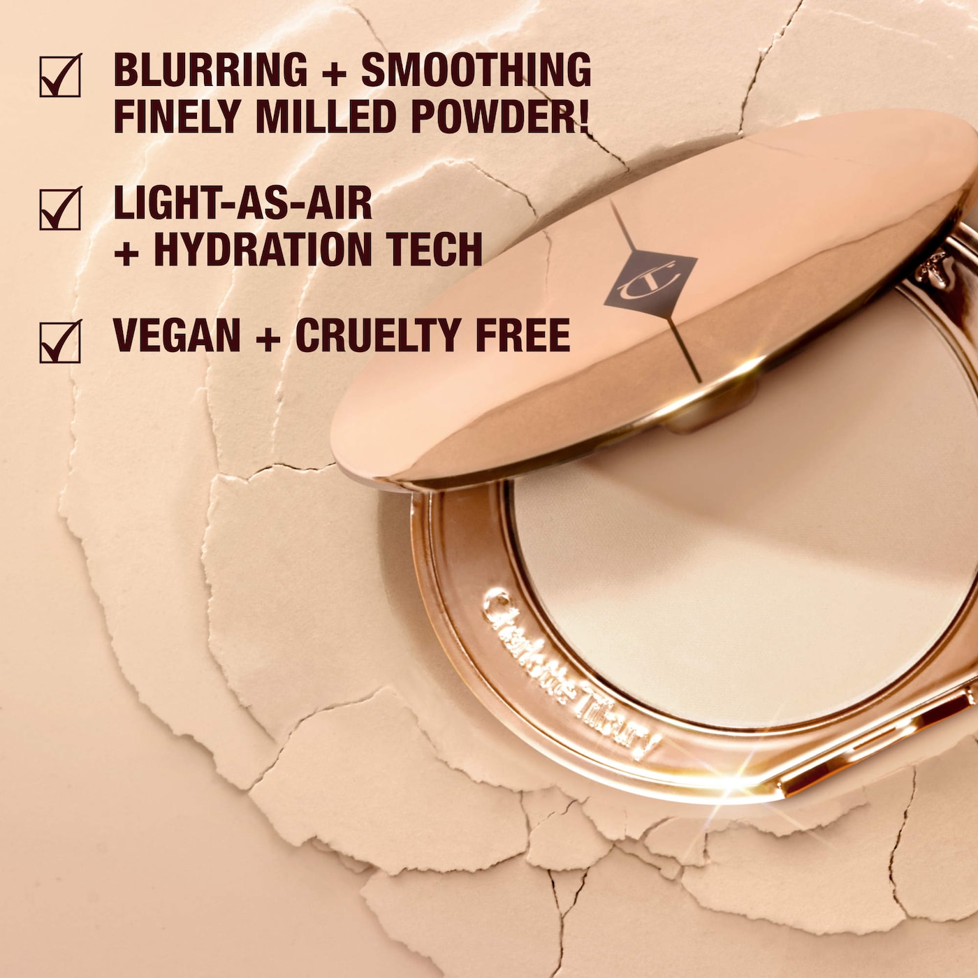 Airbrush Flawless Finish Setting Powder - Charlotte Tilbury / Polvo fijador
