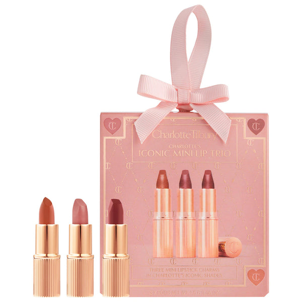 *PREORDEN: Iconic Mini Lip Trio - Charlotte Tilbury / Set 3 pzas labiales mini Ed. limitada