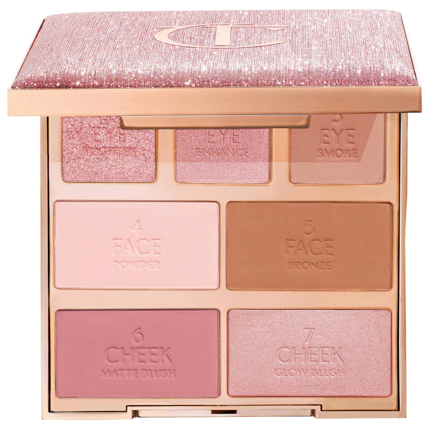 Instant Look In A Makeup Palette - Charlotte Tilbury / Paleta para mejillas, ojos y rostro