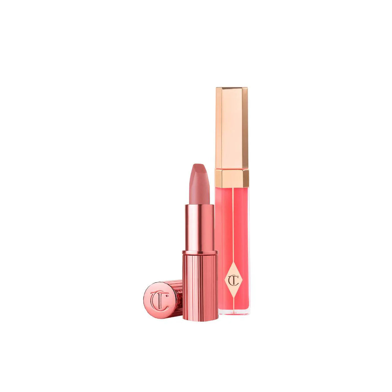 K.I.S.S.I.N.G Lipstick and Lip Gloss Duos - Charlotte Tilbury / Set 2pzs brillo labial