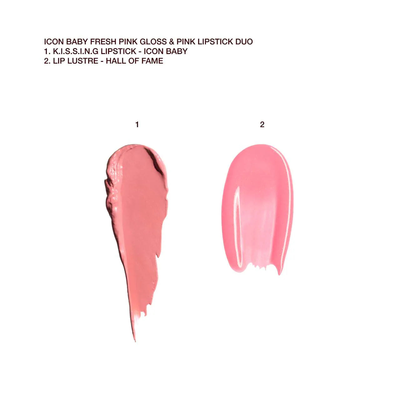 K.I.S.S.I.N.G Lipstick and Lip Gloss Duos - Charlotte Tilbury / Set 2pzs brillo labial