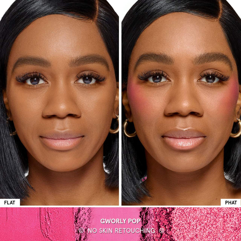 Cheek Clapper 3D Blush Trio Palette - One size by Patrick Starrr / Rubor en crema y polvo e iluminador