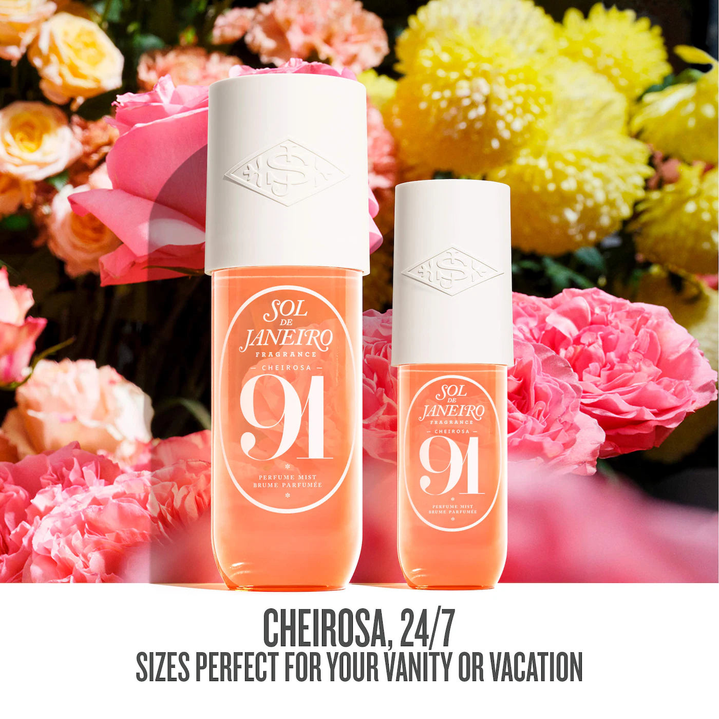 Cheirosa 91 Rosa Charmosa Body & Hair Perfume Mist - Sol de Janeiro / Fragancia corporal