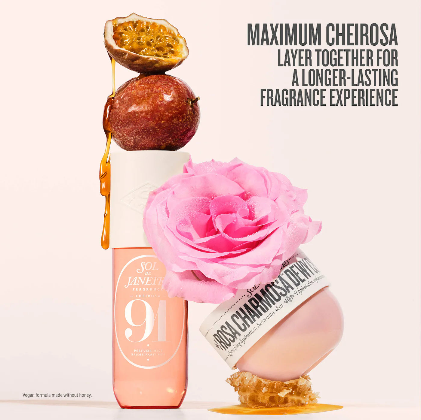 Cheirosa 91 Rosa Charmosa Body & Hair Perfume Mist - Sol de Janeiro / Fragancia corporal