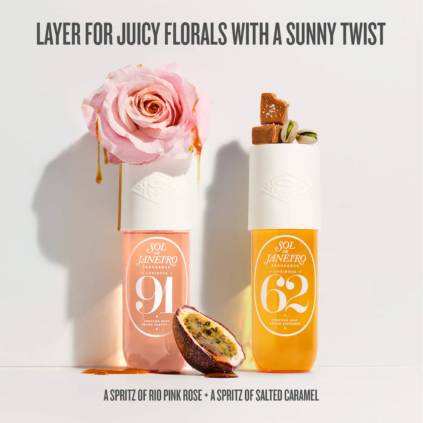 Cheirosa 91 Rosa Charmosa Body & Hair Perfume Mist - Sol de Janeiro / Fragancia corporal
