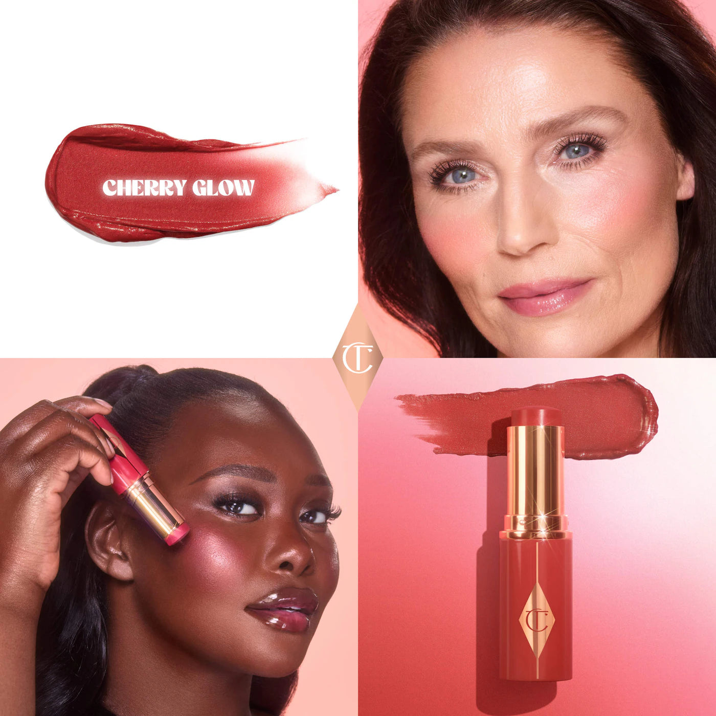*PREORDEN: MINI Unreal Lip + Cheek Glow Blush Stick with Hyaluronic Acid -  Charlotte Tilbury / Rubor en Barra para Labios y Mejillas