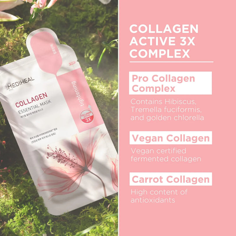 Collagen Essential Mask - Mediheal / Mascarilla antienvejecimiento