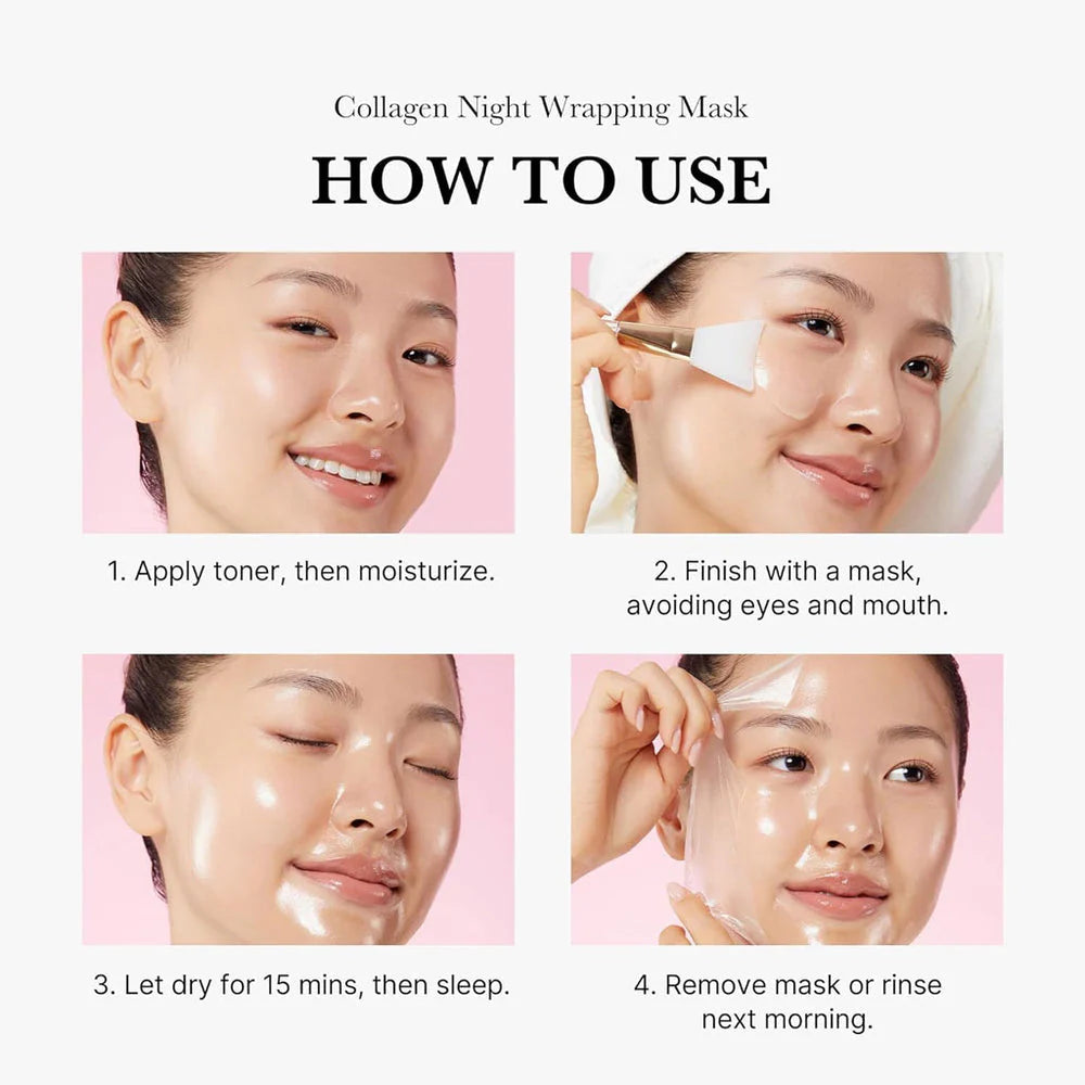 Collagen Night Wrapping Mask - Medicube / Mascarilla nocturna de colágeno