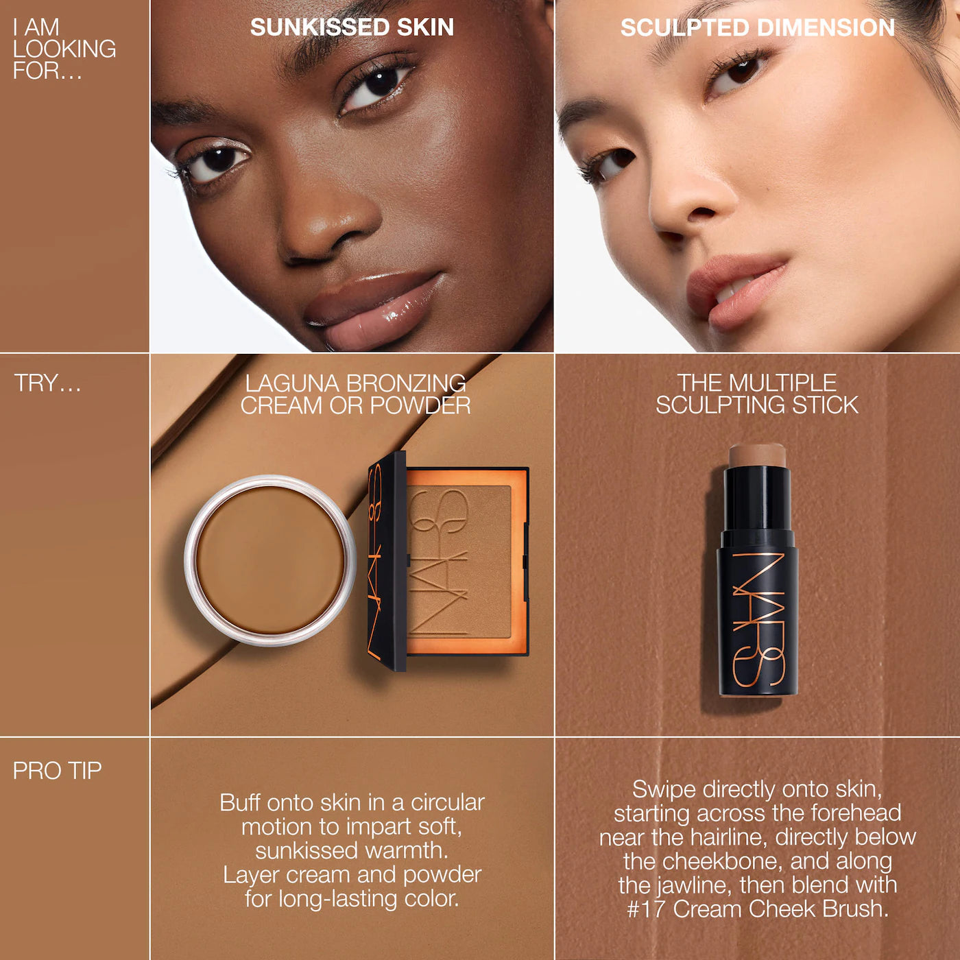 MINI The Multiple Sculpting Contour Stick - NARS / Contorno cremoso