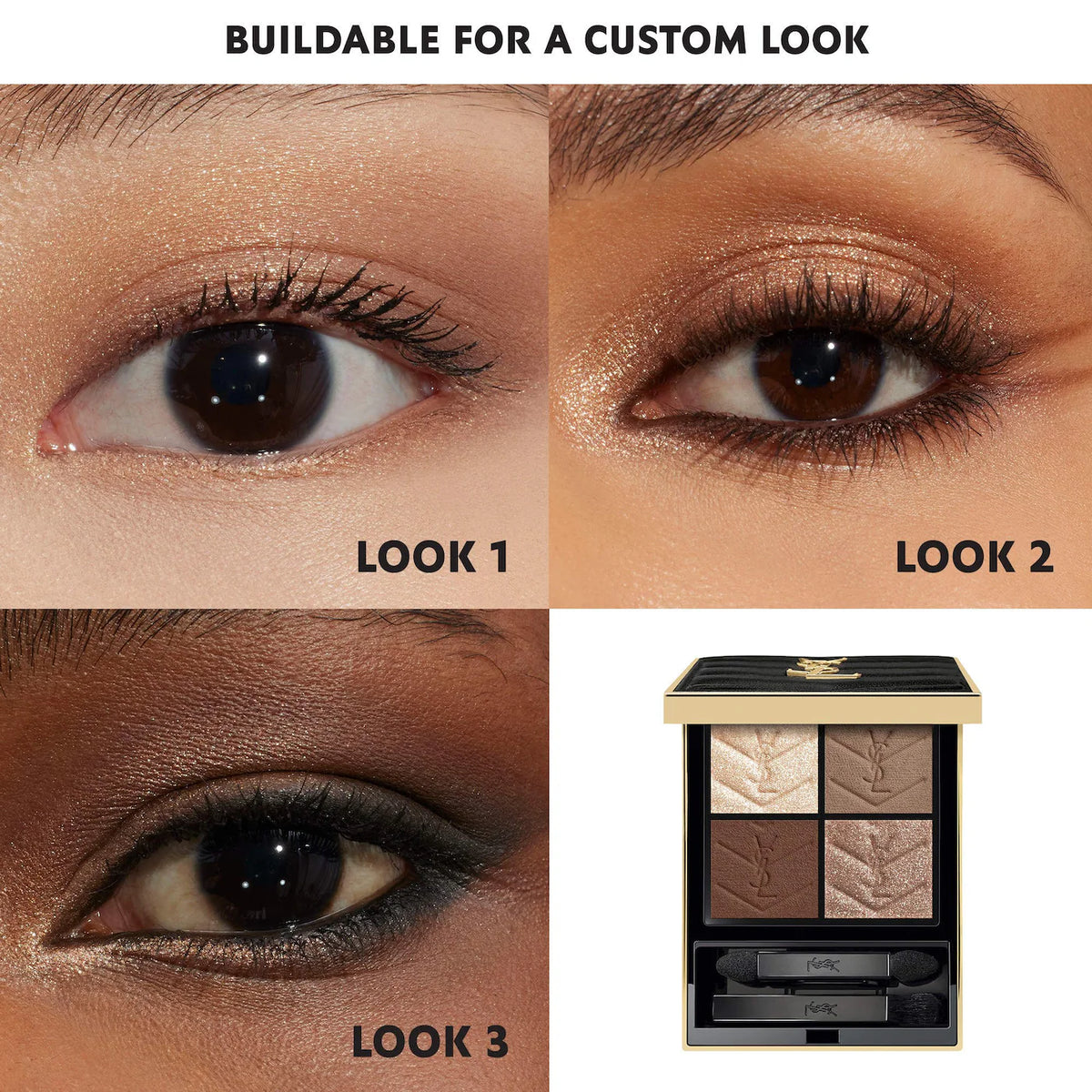 *PREORDEN: Couture Mini Clutch Eyeshadow Palette - Yves Saint Laurent / Cuatro sombras de ojos de lujo con alto rendimiento