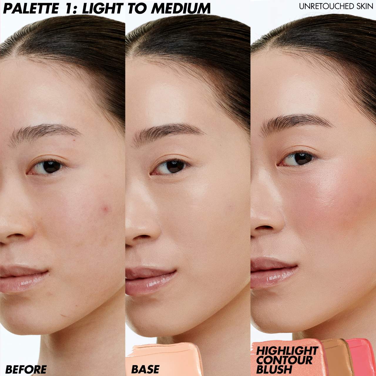 *PREORDEN: HD Skin Face Essentials Long-Lasting Full Face Cream Palette - MAKE UP FOR EVER / Paleta de sombras en crema