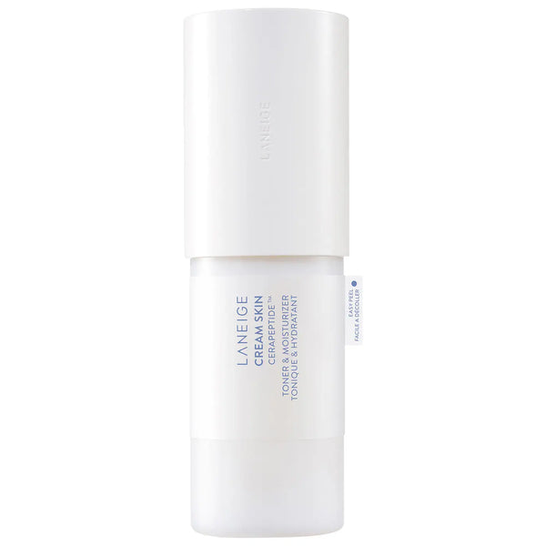 *PREORDEN: Cream Skin Refillable Toner & Moisturizer with Ceramides and Peptides - LANEIGE / Crema-Tónico lechosa para una piel radiante e hidratada.