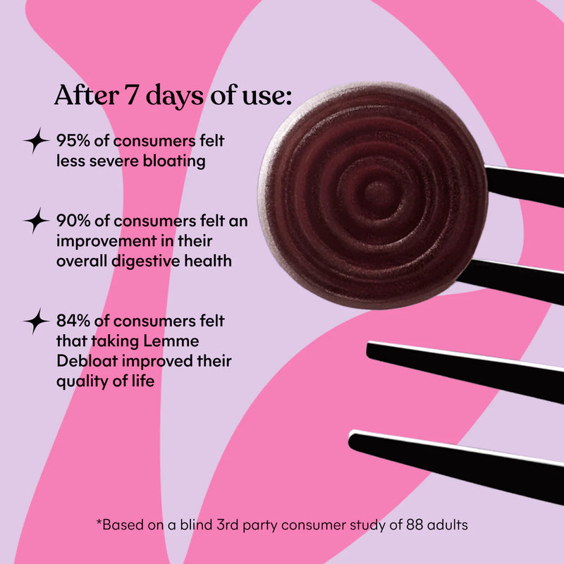 DEBLOAT Daily Digestive Gummies and Capsules - lemme / Gomitas o Capsulas para la digestión