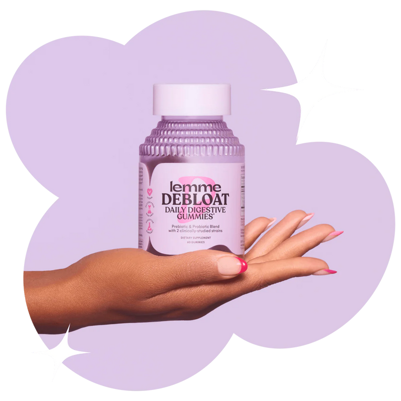 DEBLOAT Daily Digestive Gummies and Capsules - lemme / Gomitas o Capsulas para la digestión