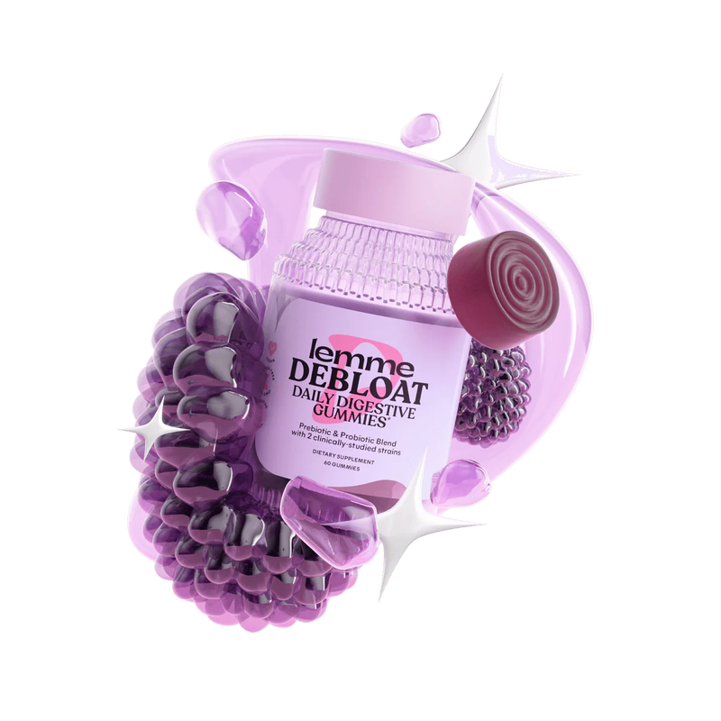 DEBLOAT Daily Digestive Gummies and Capsules - lemme / Gomitas o Capsulas para la digestión