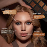 *PREORDEN: Groundwork: Defining Neutrals - Palette For Eyes, Brows, Face & Lips - Danessa Myricks Beauty / Paleta multiuso para rostro completo