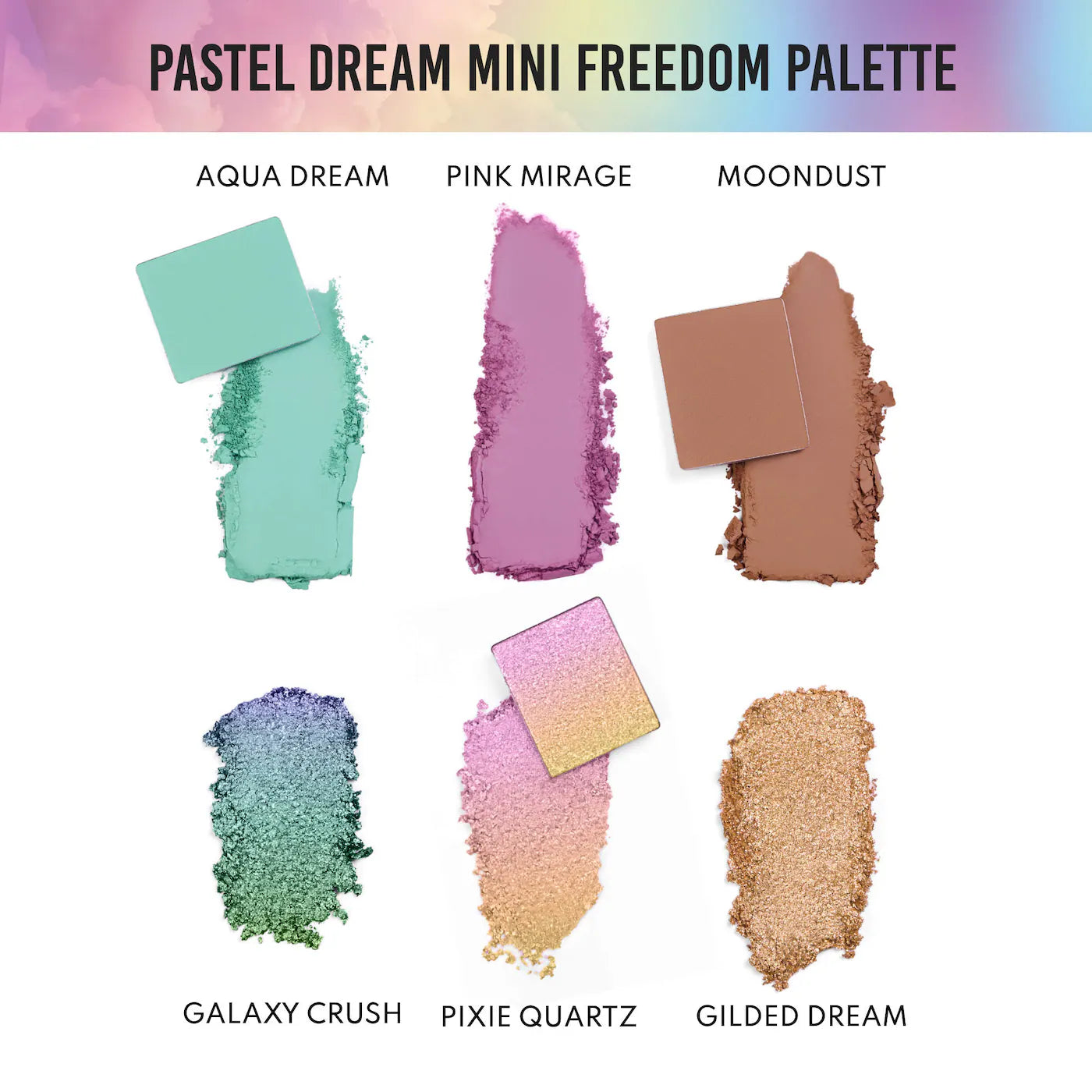 *PREORDEN: Mini Pastel Dream Freedom Palette - Danessa Myricks Beauty / Mini paleta para todo el rostro