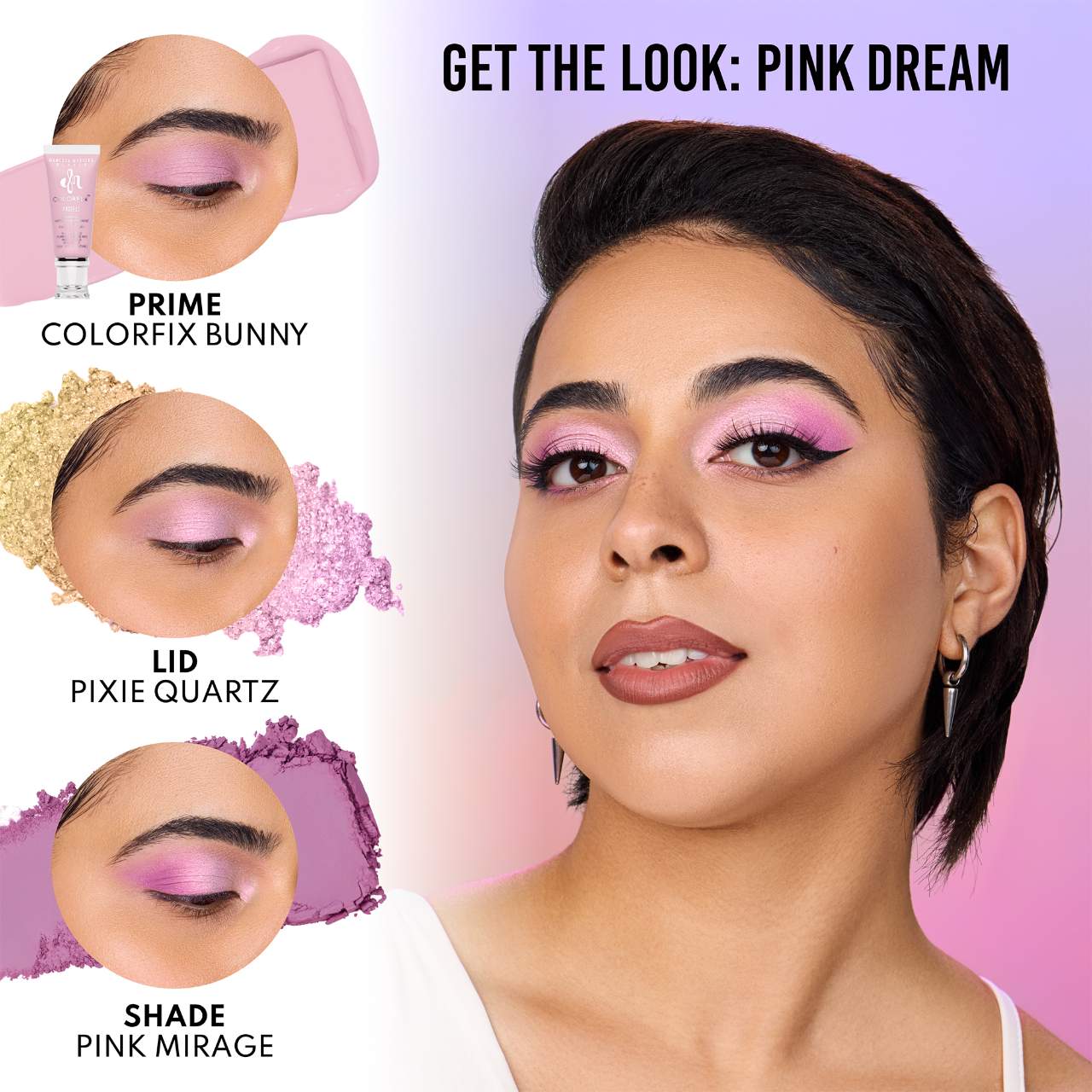 *PREORDEN: Mini Pastel Dream Freedom Palette - Danessa Myricks Beauty / Mini paleta para todo el rostro