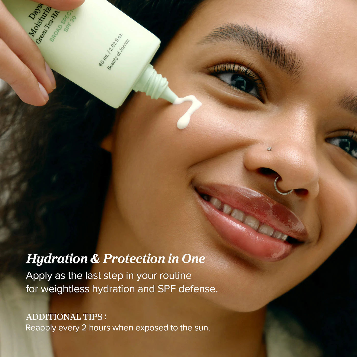 *PREORDEN: Dayscreen 2-in-1 SPF 30 Moisturizer with Green Tea-HA + Ceramides - Beauty of Joseon / Crema hidratante con SPF 30