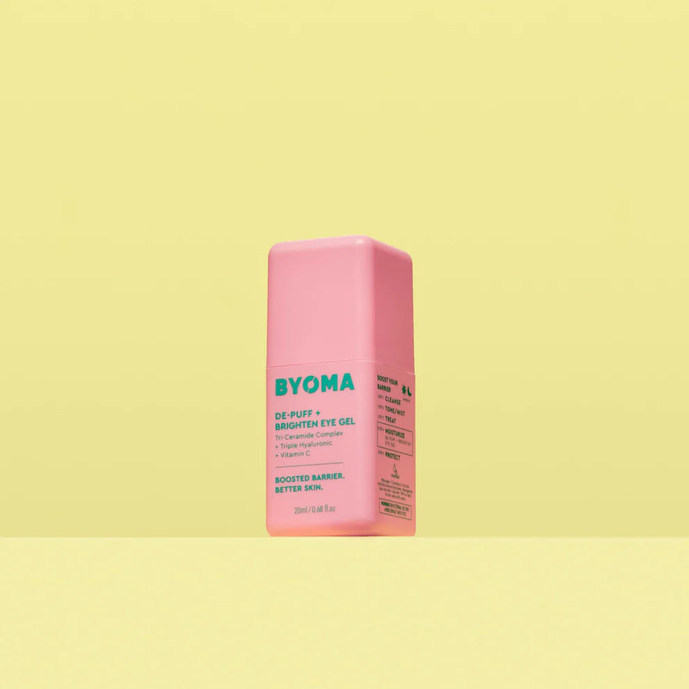 *PREORDEN: De-Puff + Brighten Eye Gel - BYOMA / Gel y suero para el contorno de ojos