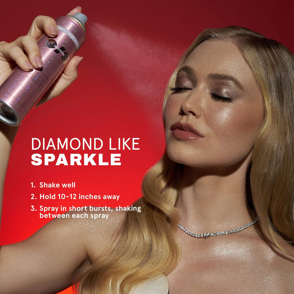 *PREORDEN: On 'Til Dawn Diamond Icing Glitter Waterproof Setting Spray - ONE/SIZE by Patrick Starrr / Spray fijador con brillos