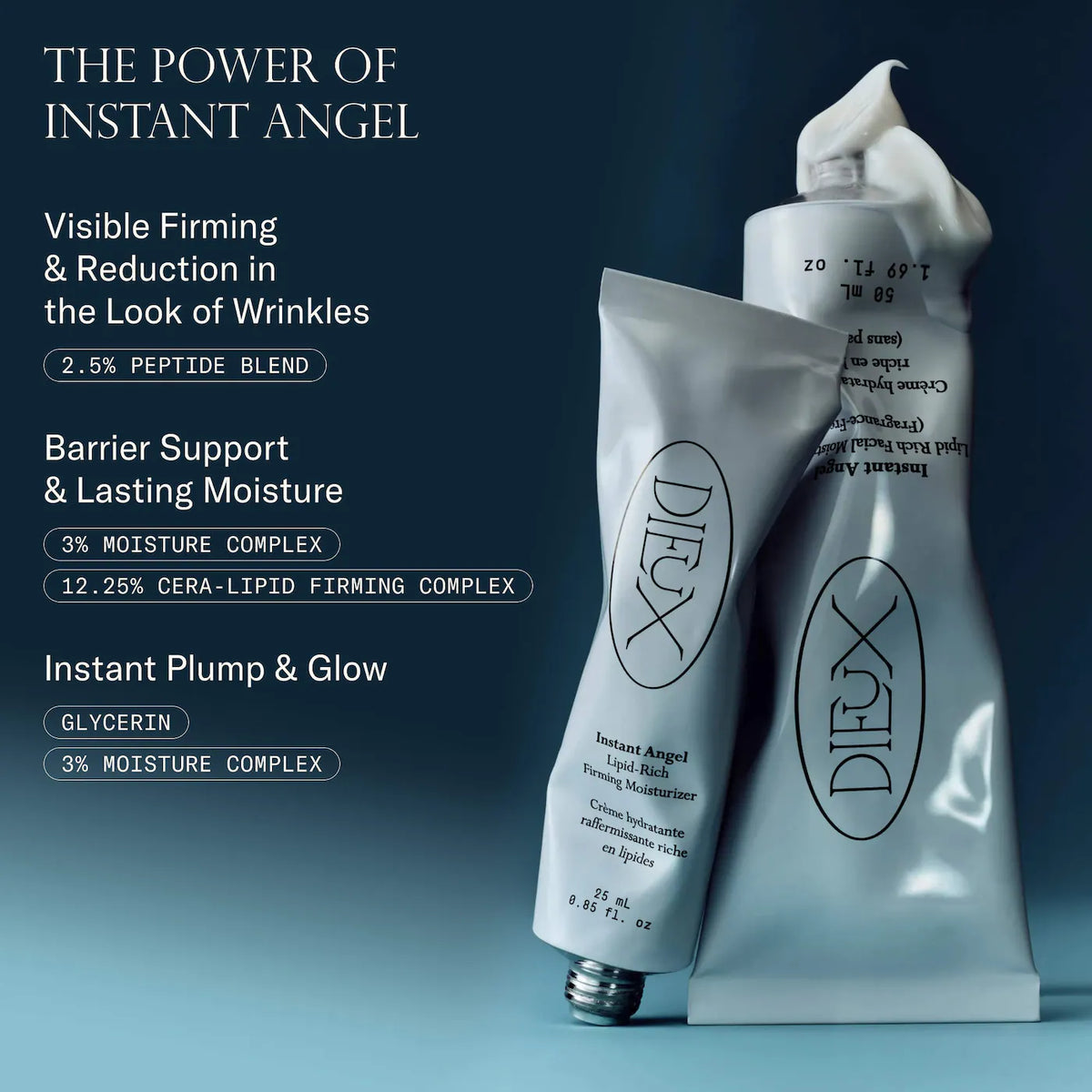 *PREORDEN: Hydration-on-Loop – Instant Angel Firming Moisturizer Gift Set - Dieux / Set de regalo crema reafirmante *Ed. Limitada