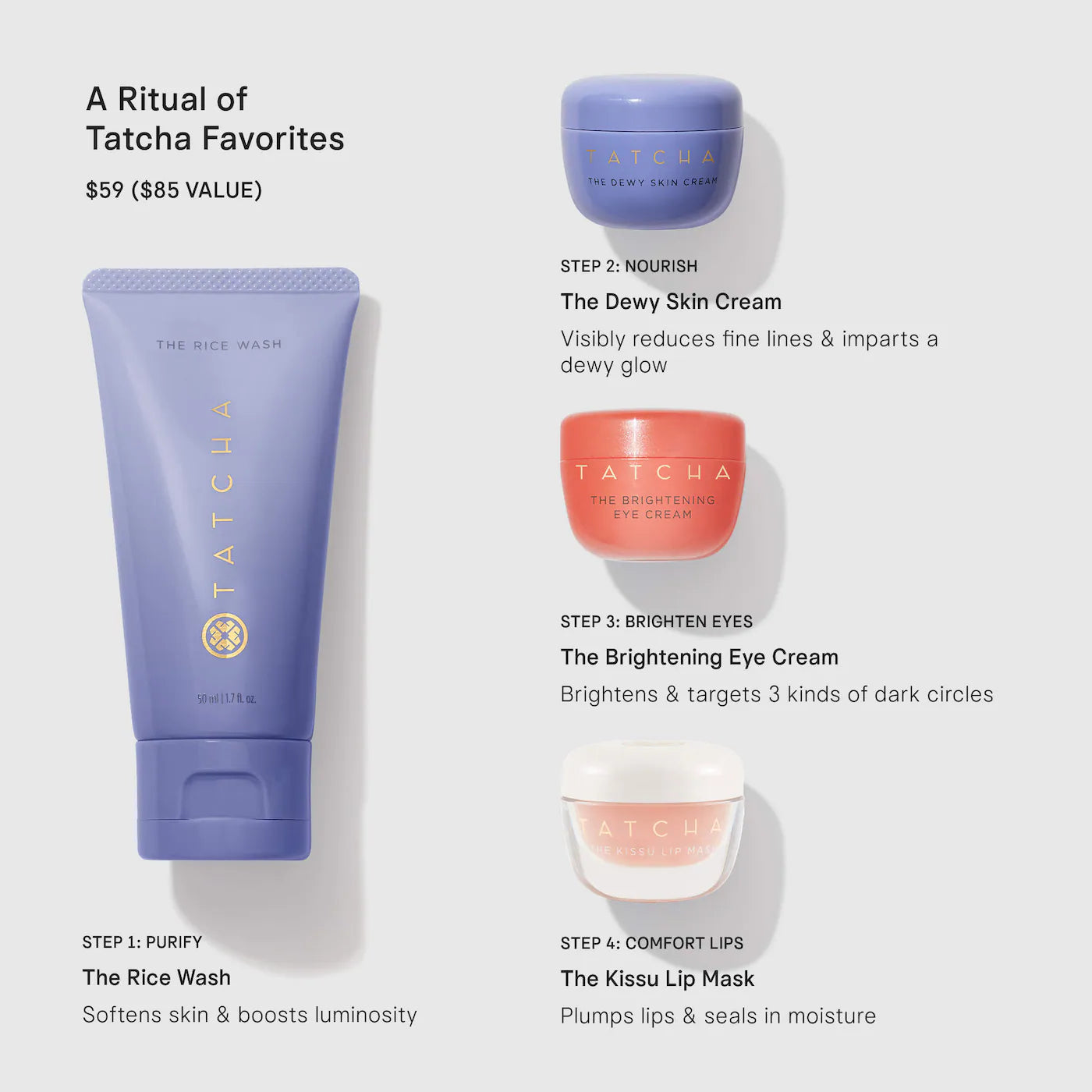 *PREORDEN: The Discovery Ritual Set - Tatcha / Set para el cuidado del rostro