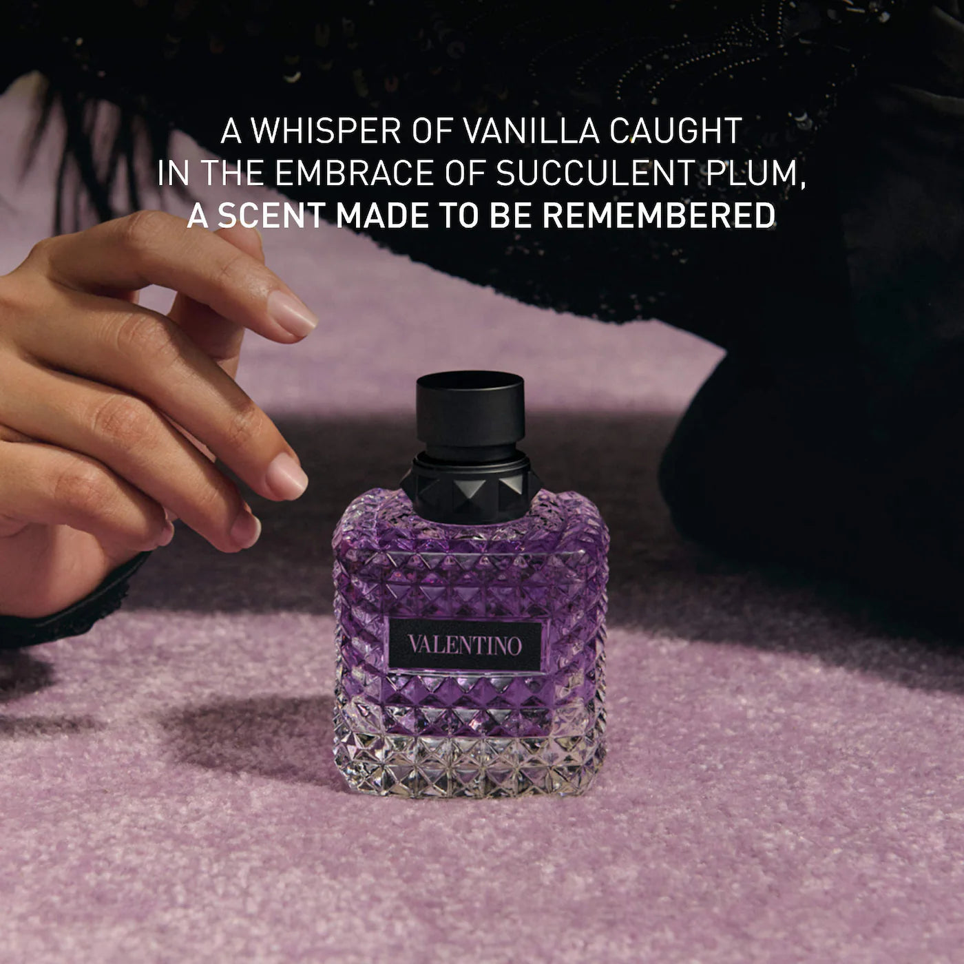 *SIN CAJA* MINI Donna Born In Roma Purple Melancholia Eau de Parfum 7ml - Valentino / Mini perfume