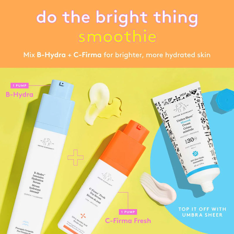 *PREORDEN: Umbra 100% Mineral Cream SPF 30/PA+++ Tinted Face Sunscreen - Drunk Elephant / Protector solares 100 % mineral, suave y ligero con o sin color