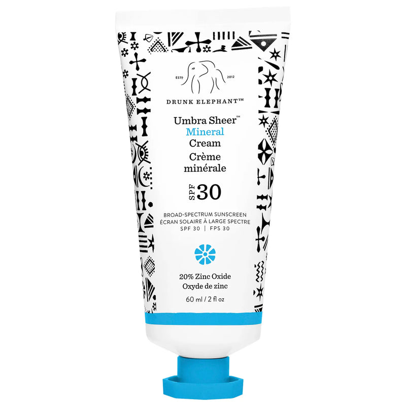 *PREORDEN: Umbra 100% Mineral Cream SPF 30/PA+++ Tinted Face Sunscreen - Drunk Elephant / Protector solares 100 % mineral, suave y ligero con o sin color
