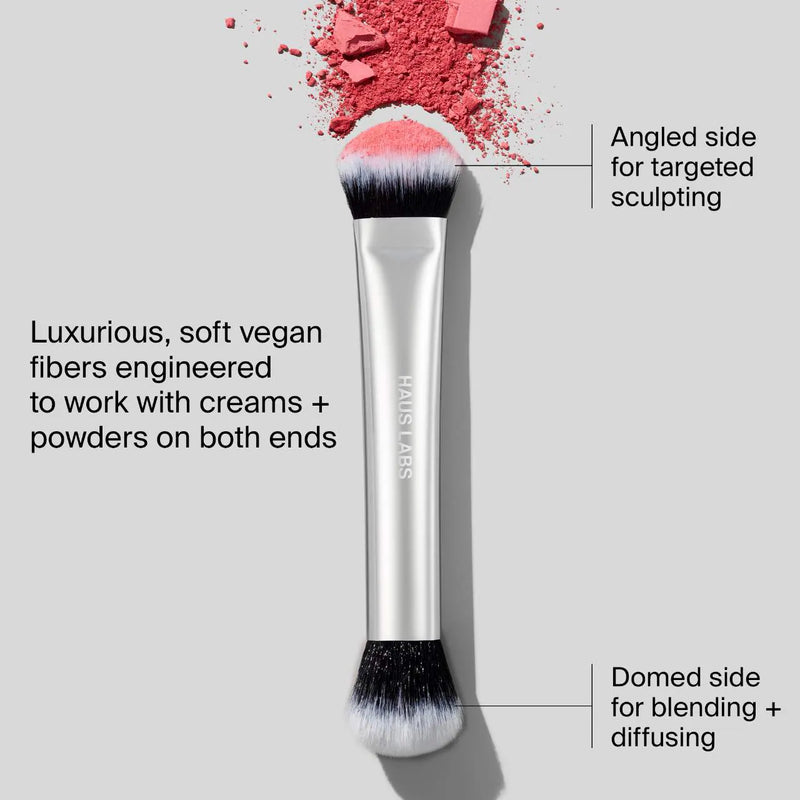 Dual-Ended Multi-Purpose Brush - HAUS LABS BY LADY GAGA / Brocha multiusos de doble punta