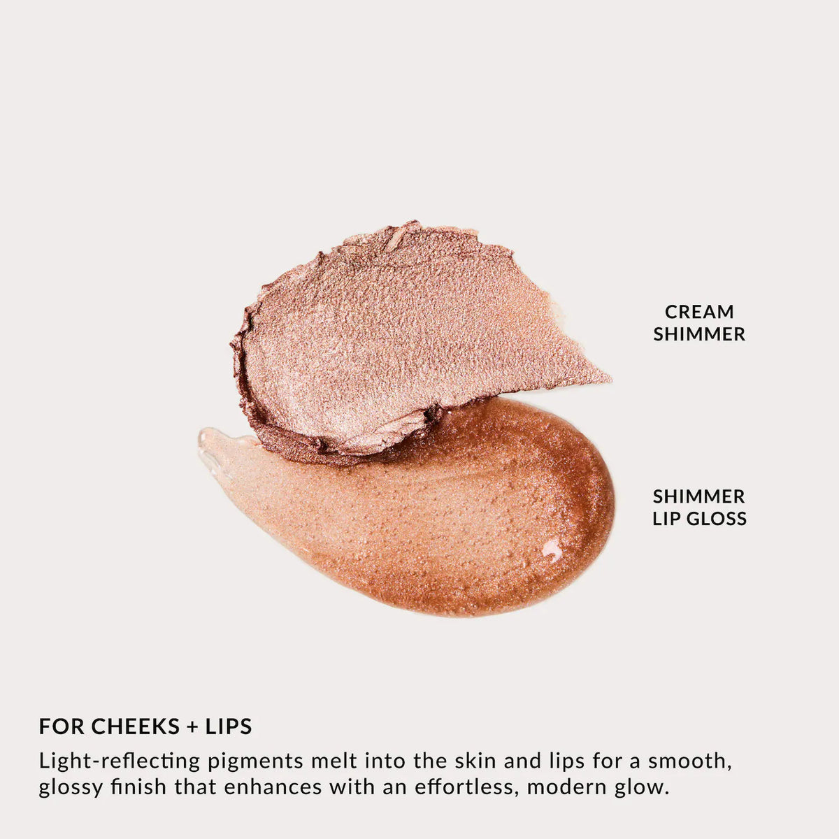 *PREORDEN: Shimmer Lip Gloss & Cream Highlighter Duo Gift Set - REFY / Set para labios