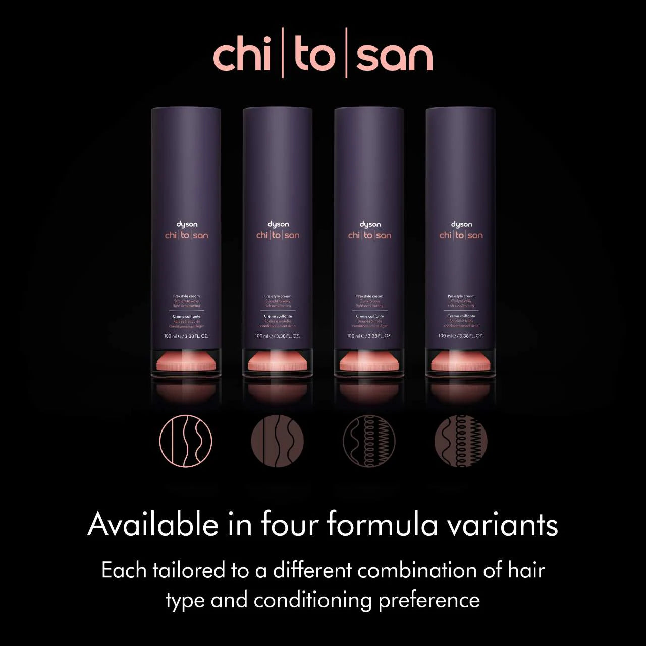 Chitosan Pre-Styling Hair Cream for Flexible Hold - Dyson / Crema para peinar