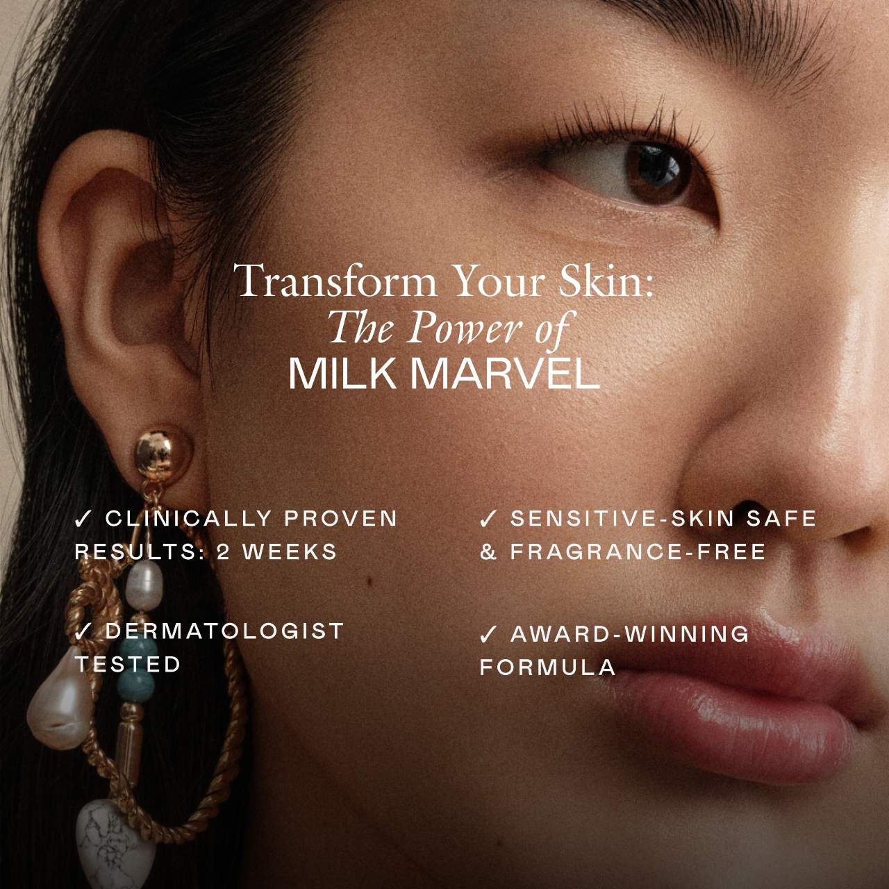 Milk Marvel Dark Spot Serum with Niacinamide and Vitamin C - EADEM  / Suero para manchas de acne
