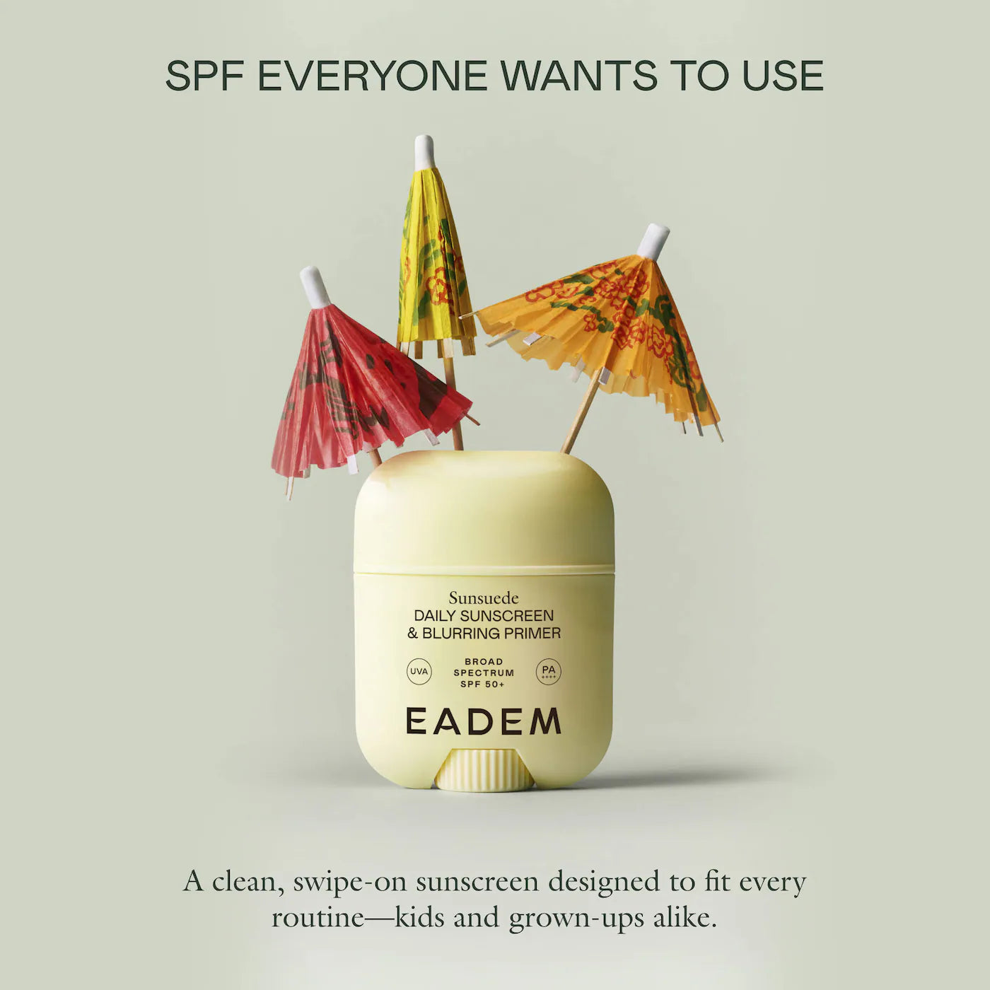 Sunsuede SPF 50+ Lightweight Sunscreen & Blurring Primer Stick - EADEM / Protector Solar