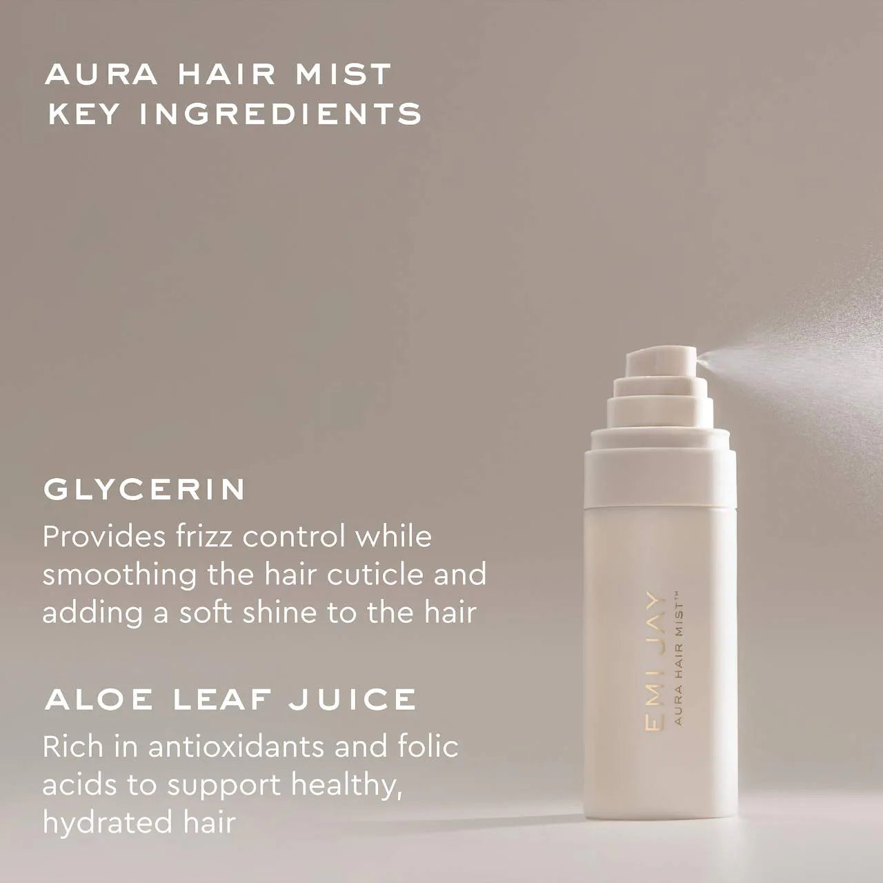 *PREORDEN: Aura Hair & Body Fragrance Mist - Emi Jay  / Spray hidratante para el cabello