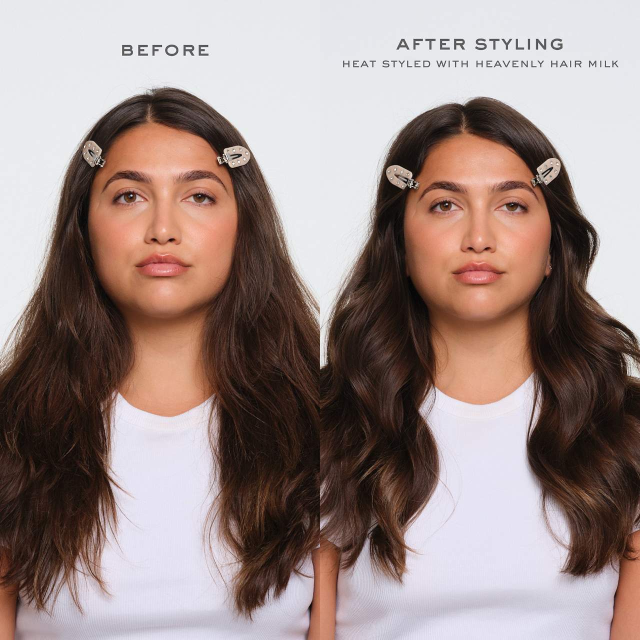 *PREORDEN: Heavenly Hair Milk™ Vanilla Leave-In Conditioner Hair Serum - Emi Jay  / Serum que protege y suaviza tu cabello