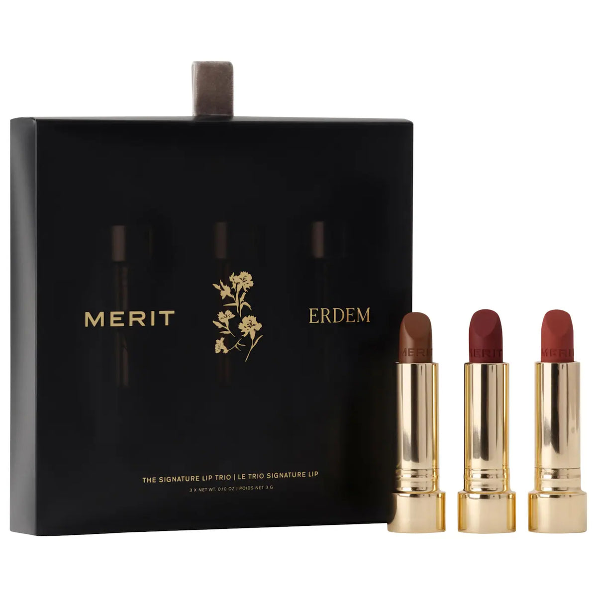 *PREORDEN: MERIT x Erdem Signature Lip Gift Set - MERIT / Set para labios