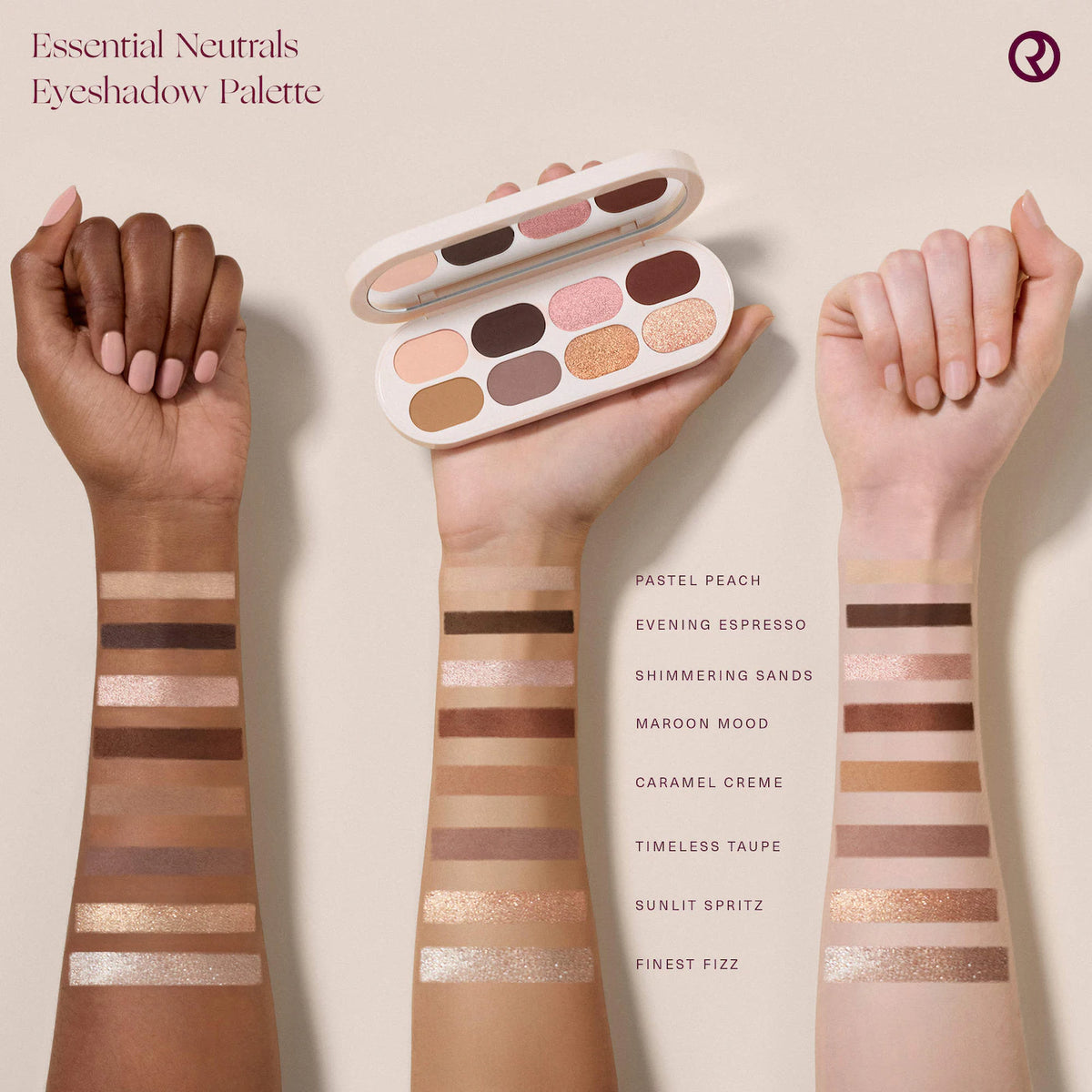 *PREORDEN: Essential Neutrals Eyeshadow Palette - Rare Beauty by Selena Gomez / Sombras de ojos