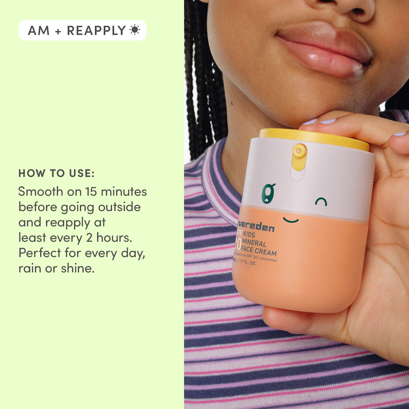 *PREORDEN: Kids 2-in-1 Mineral Face Cream & Sunscreen SPF20 - Evereden / Crema facial con protector solar para niños
