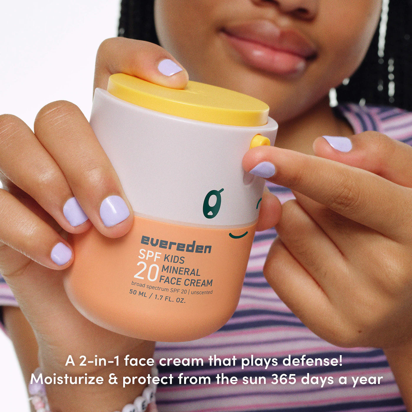 *PREORDEN: Kids 2-in-1 Mineral Face Cream & Sunscreen SPF20 - Evereden / Crema facial con protector solar para niños
