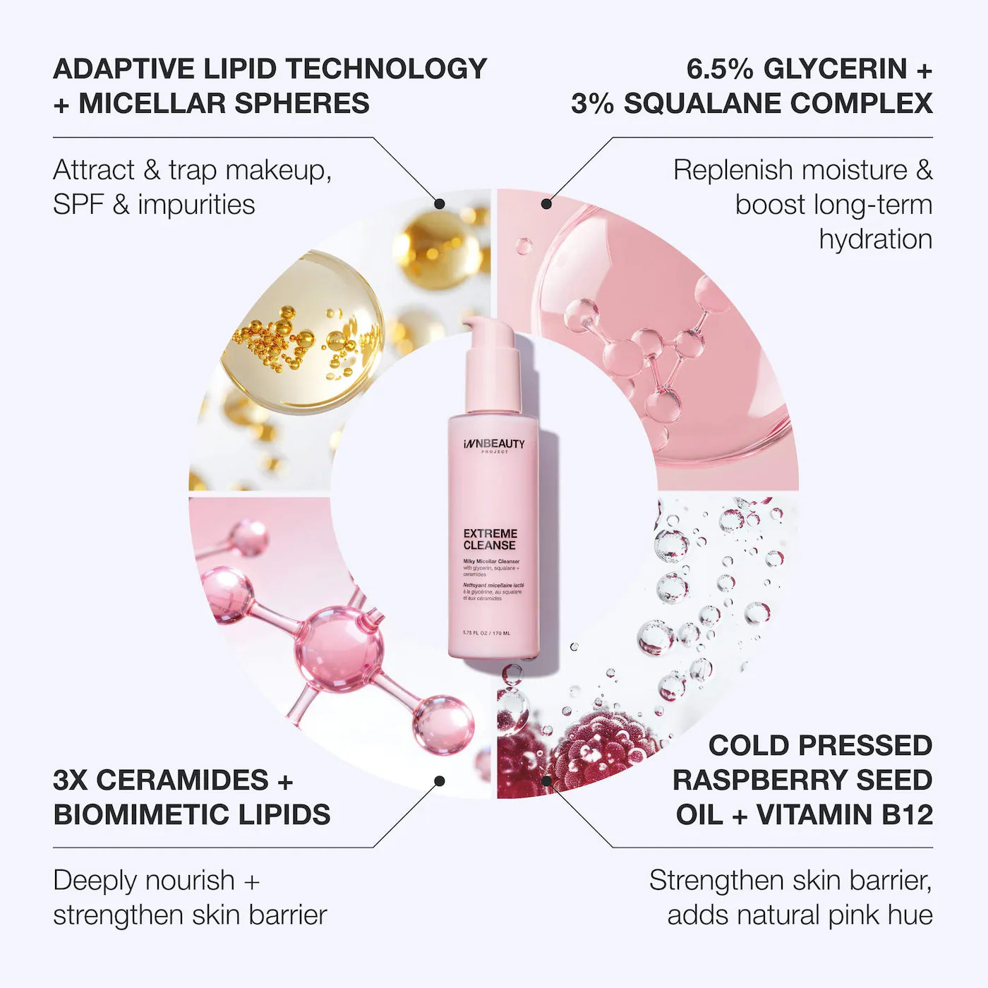 *PREORDEN: Extreme Cleanse Milky Micellar Barrier-Repair Cleanser - INNBEAUTY PROJECT / Limpiador facial