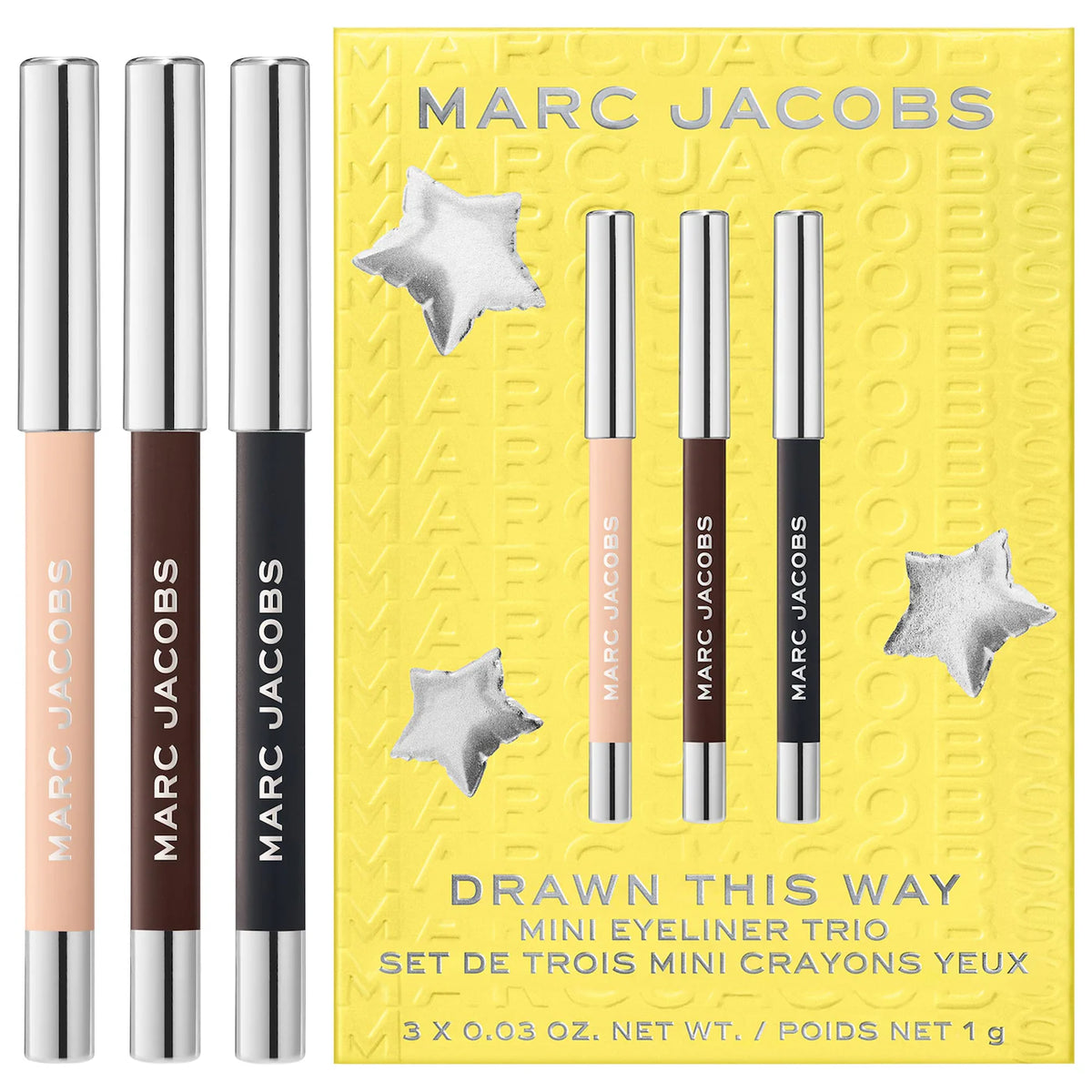 *PREORDEN: Mini Drawn This Way Longwear Eyeliner Trio Gift Set - Marc Jacobs Beauty / Set delineadores de ojos