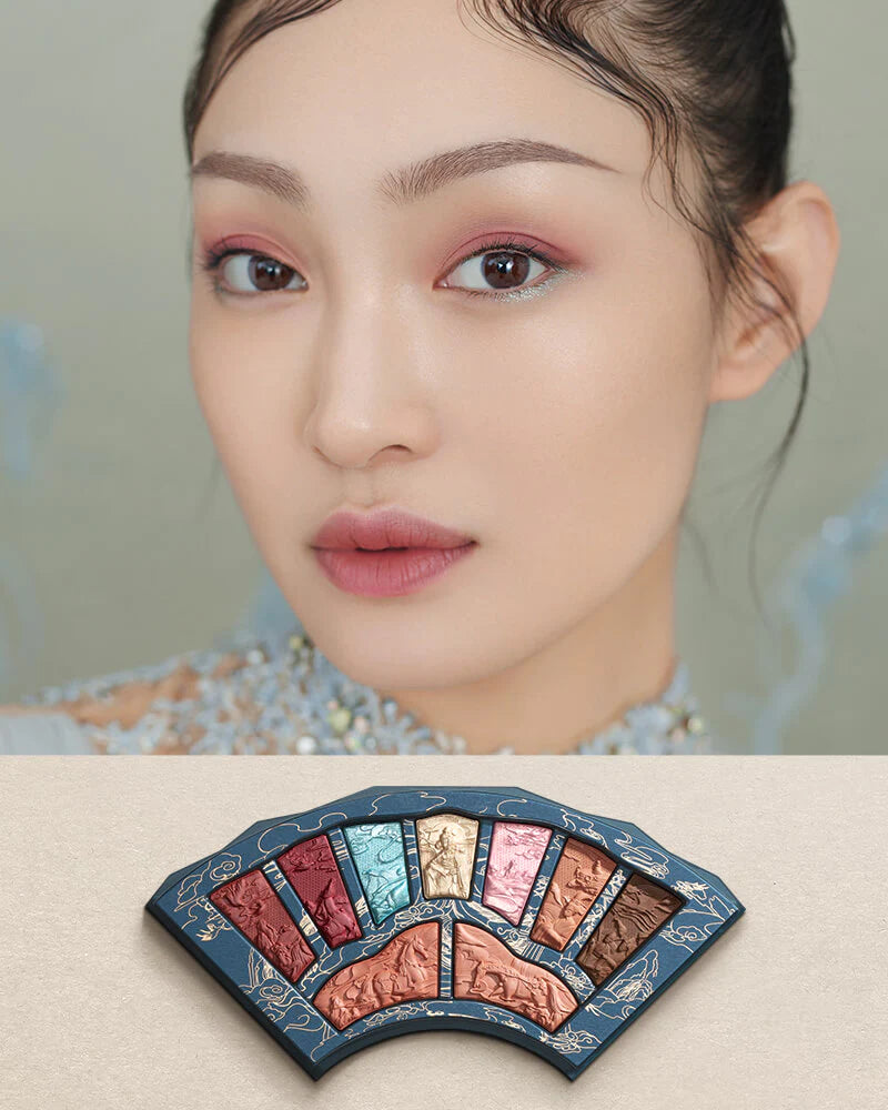 Floral Loral Engraving Beauty Goddess Makeup Palette - Florasis / Paleta de ojos y rostro