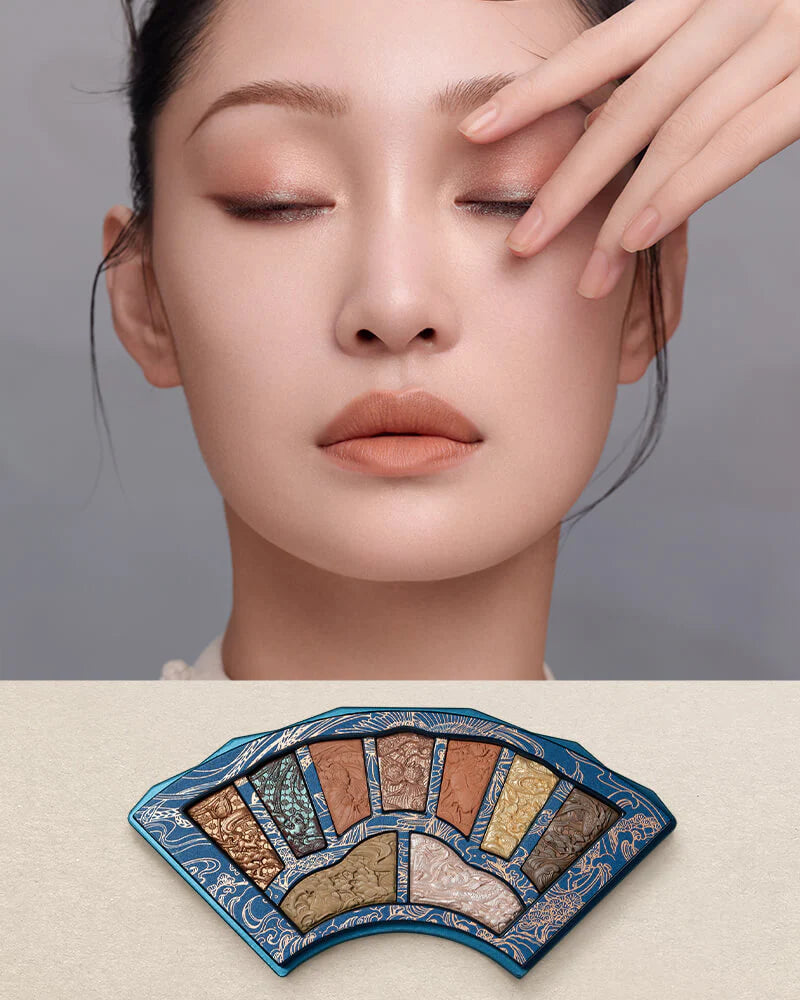 Floral Loral Engraving Beauty Goddess Makeup Palette - Florasis / Paleta de ojos y rostro