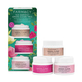 *PREORDEN: Tea Harvest Green Clean Trio with Limited-Edition Flavors - Farmacy / Set 3pz bálsamos desmaquillantes