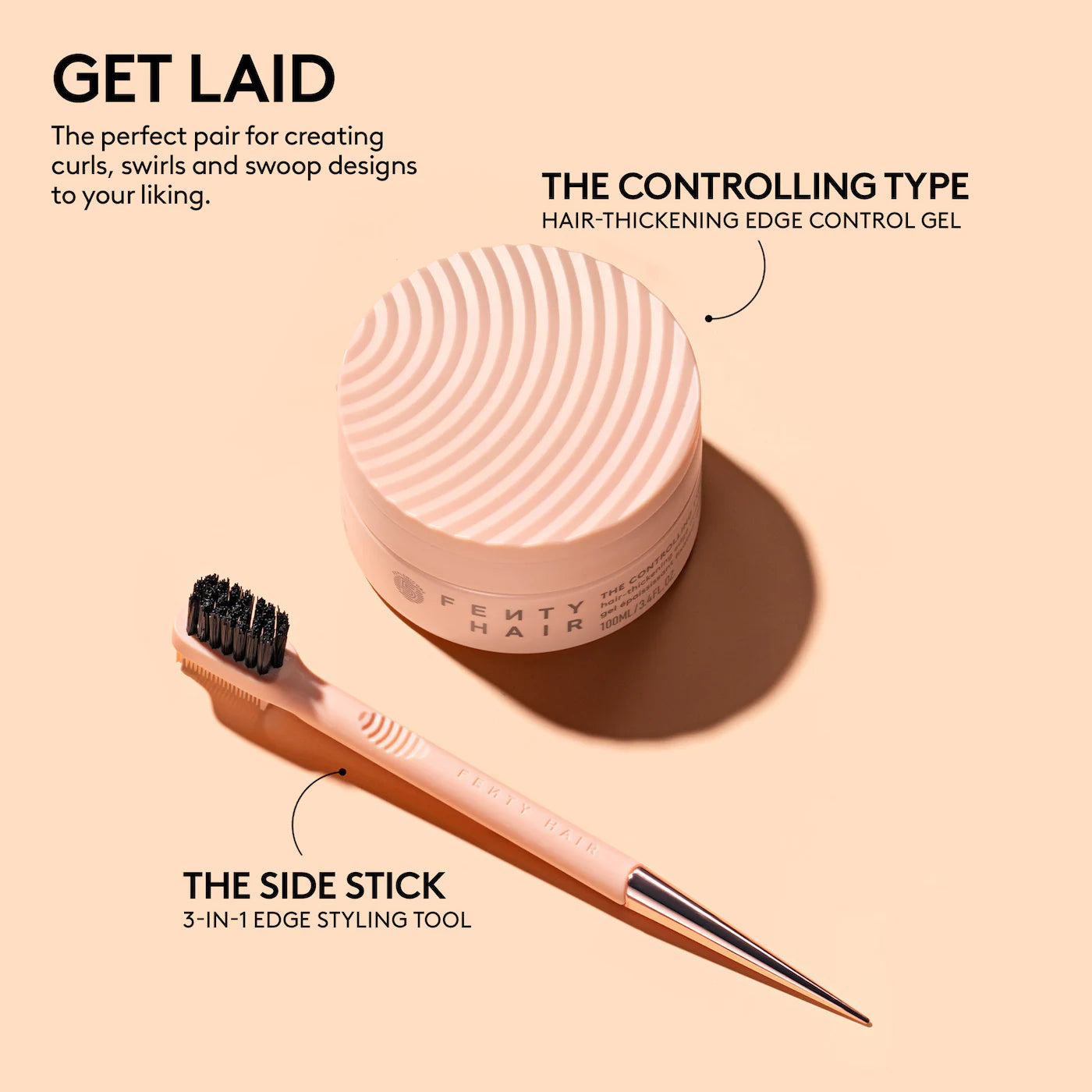 *PREORDEN: The Sidestick 3-in-1 Edge Styling Tool - Fenty Beauty by Rihanna / Peine para cabello